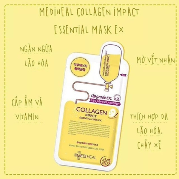 Mediheal Collagen Impact Essential Mask ( cung cấp Collagen)